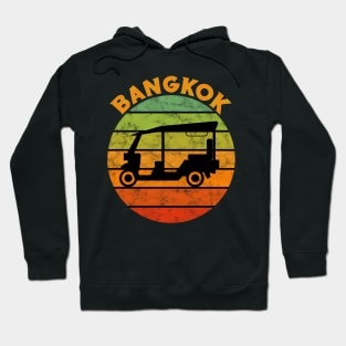 Bangkok Tuk Tuk On A Rainbow Of Colors Hoodie